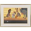 Image 1 : Oliver, Dodger, Tito, Rita, Francis, and Einstein production cel from Oliver & Company