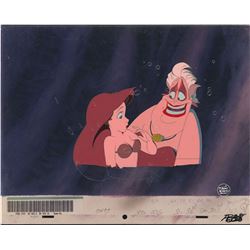 Ariel and Ursula production cels from The Little Mermaid