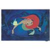 Image 1 : Ariel and Flounder production cels from The Little Mermaid