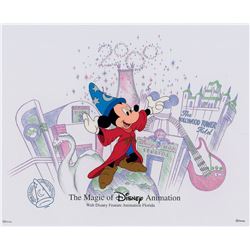 Mickey Mouse limited edition hand-painted cel from Disney World