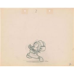 Sniffles production drawing from a Looney Tunes cartoon