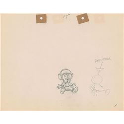 Sniffles production drawing from a Looney Tunes cartoon