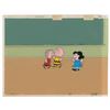 Image 1 : Charlie Brown, Lucy, and Linus production cels from a Peanuts cartoon