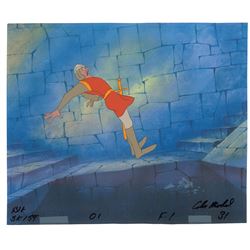 Dirk the Daring production cel from Dragon's Lair video game
