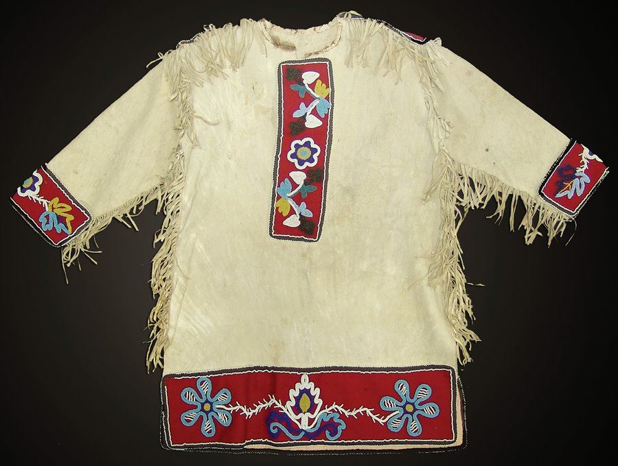 Tlingit Beaded Buckskin Tunic
