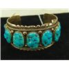 Image 2 : Zuni Gold Bracelet - Robert/Bernice Leekya