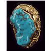 Image 1 : Navajo Gold Ring - Chester Benally