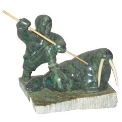 Eskimo Soapstone Carving - Bobby Manuel
