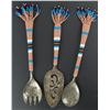 Image 1 : Plateau Beaded Silver Utensils