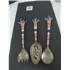 Image 4 : Plateau Beaded Silver Utensils