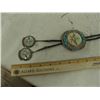 Image 3 : Zuni Inlay Bolo Tie - L & A Lonjose