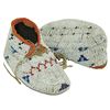 Image 1 : Cheyenne Fully Beaded Baby Moccasins