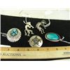 Image 3 : 5 Navajo and Hopi Silver Pins/Pendants