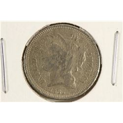 1865 THREE CENT PIECE (NICKEL)