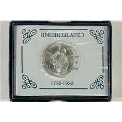 1982-D GEORGE WASHINGTON SILVER COMMEMORATIVE