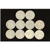 Image 2 : 10 ASSORTED SILVER ROOSEVELT DIMES