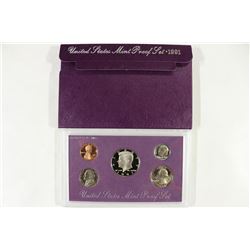 1991 US PROOF SET (WITH BOX)