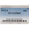 Image 3 : 1972-S ROOSEVELT DIME PCGS PR69
