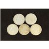 Image 1 : 5 ASSORTED CANADA SILVER 10 CENTS
