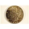 Image 1 : 1922-D PEACE SILVER DOLLAR TONED