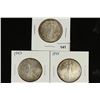 Image 1 : 1940,43 & 45 WALKING LIBERTY HALF DOLLARS