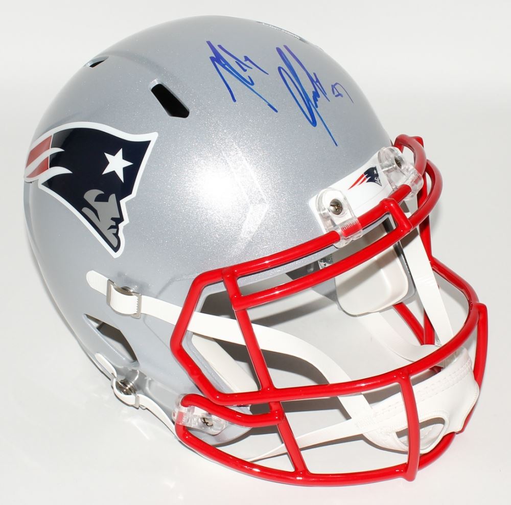 gronk signed helmet