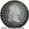 Image 1 : 1795[S$1] Flowing Hair, Two Leaves Fine 15 ANACS.