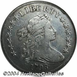 1798[S$1] Small Eagle, 13 Stars VF30 ANACS.