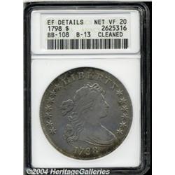 1798[S$1] Large Eagle--Cleaned--ANACS. XF Details, Net VF20.