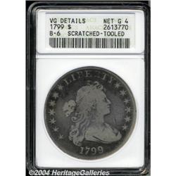 1799[S$1]--Scratched, Tooled--ANACS. VG Details, Net Good 4.