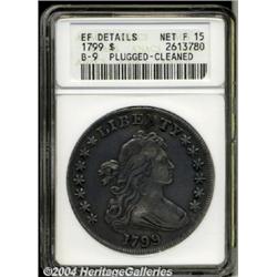 1799[S$1]--Plugged, Cleaned--ANACS. XF Details, Net Fine 15.