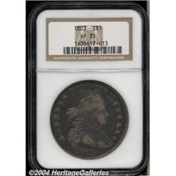 1803[S$1] Small 3 VF35 NGC.