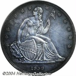 1838[PS$1] Name Omitted, Judd-84 Restrike, Pollock-93, R.5, PR63 PCGS.