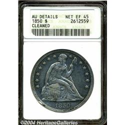 1850[S$1]--Cleaned--ANACS. AU Details, Net XF45.