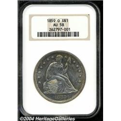 1859-O[S$1] AU58 NGC.