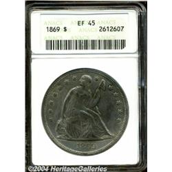 1869[S$1] XF45 ANACS.