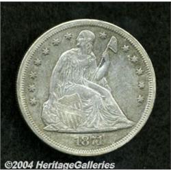 1871[S$1] AU50 Uncertified.