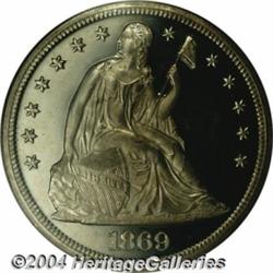 1869[S$1] PR64 Deep Cameo PCGS.