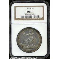 1877-S[T$1] MS61 NGC.