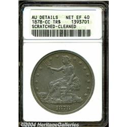 1878-CC[T$1]--Scratched, Cleaned--ANACS. AU Details, Net XF40.