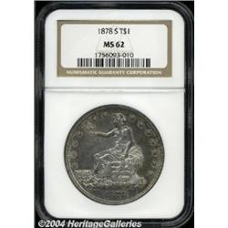 1878-S[T$1] MS62 NGC.