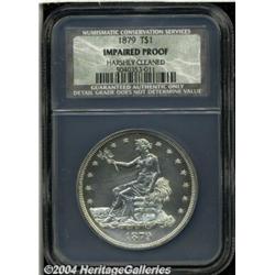 1879[T$1]--Impaired Proof, Harshly Cleaned--NCS.