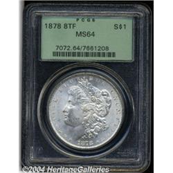 1878 8TF[S$1] MS64 PCGS.