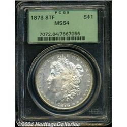 1878 8TF[S$1] MS64 PCGS.