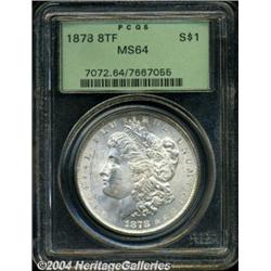 1878 8TF[S$1] MS64 PCGS.