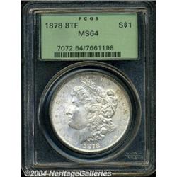 1878 8TF[S$1] MS64 PCGS.