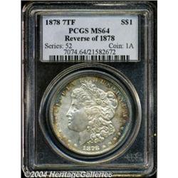 1878 7TF[S$1] Reverse of 1878 MS64 PCGS.