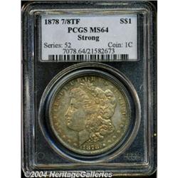 1878 7/8TF[S$1] Strong MS64 PCGS.