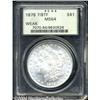 Image 1 : 1878 7/8TF[S$1] Weak MS64 PCGS.