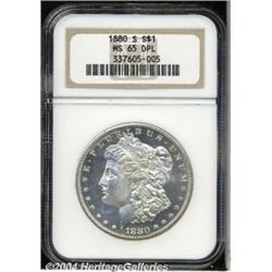 1880-S[S$1] MS65 Deep Mirror Prooflike NGC.